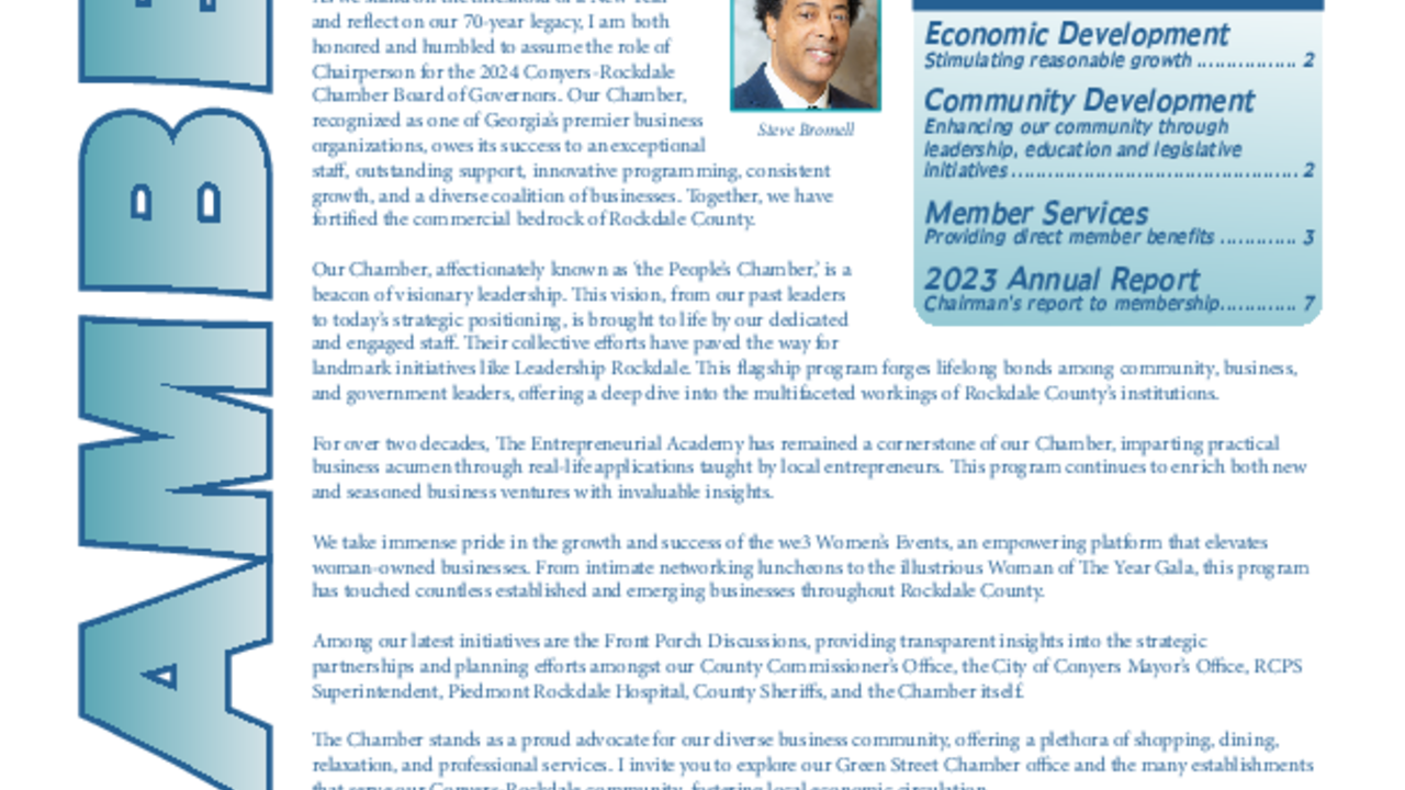 About Us ConyersRockdale Chamber of Commerce